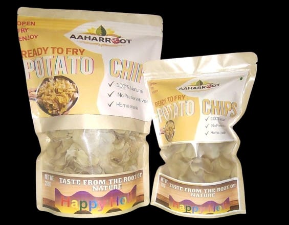 200g,100g Potato Chips Combo ( ready to fry)
